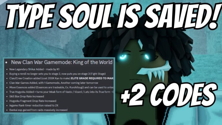 type soul codes